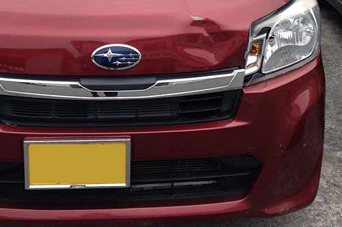 自動車板金塗装補修の作業事例(ビフォーアフター)