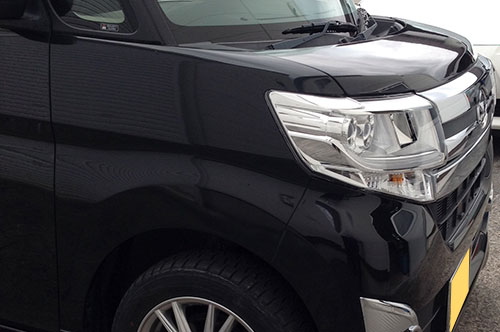 自動車板金塗装補修の作業事例（ビフォーアフター）