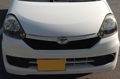 自動車板金塗装補修の作業事例（ビフォーアフター）