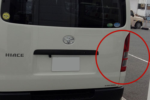 自動車板金塗装補修の作業事例（ビフォーアフター）