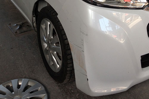 自動車板金塗装補修の作業事例(ビフォーアフター)